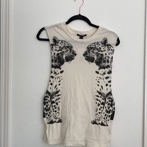 Cheetah Muscle Tee
